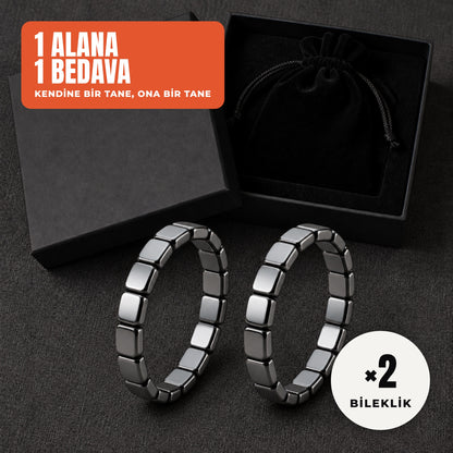 1 alana 1 bedava: 2 hematit bileklik 699,90 TL